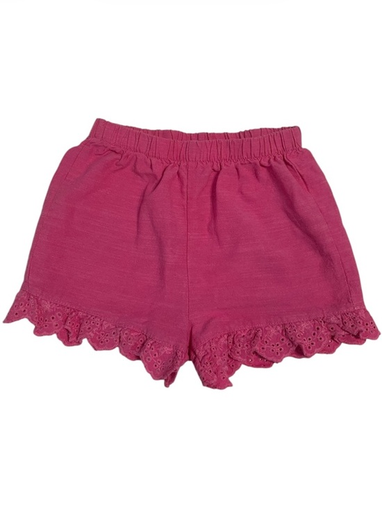 Tahari Other - Tahari Bright Pink Eyelet Scallop Hem Shorts